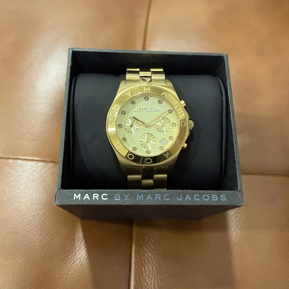 Marc by Marc Jacobs Gold Watch